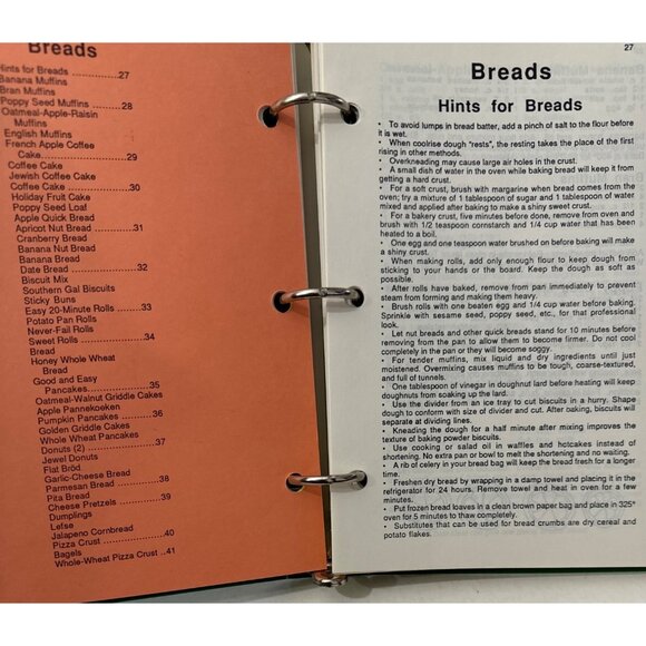 Immanuel Lutheran Church Cookbook 1987 Vtg Recipe Collection Ring Bound Canning - Picture 12 of 16